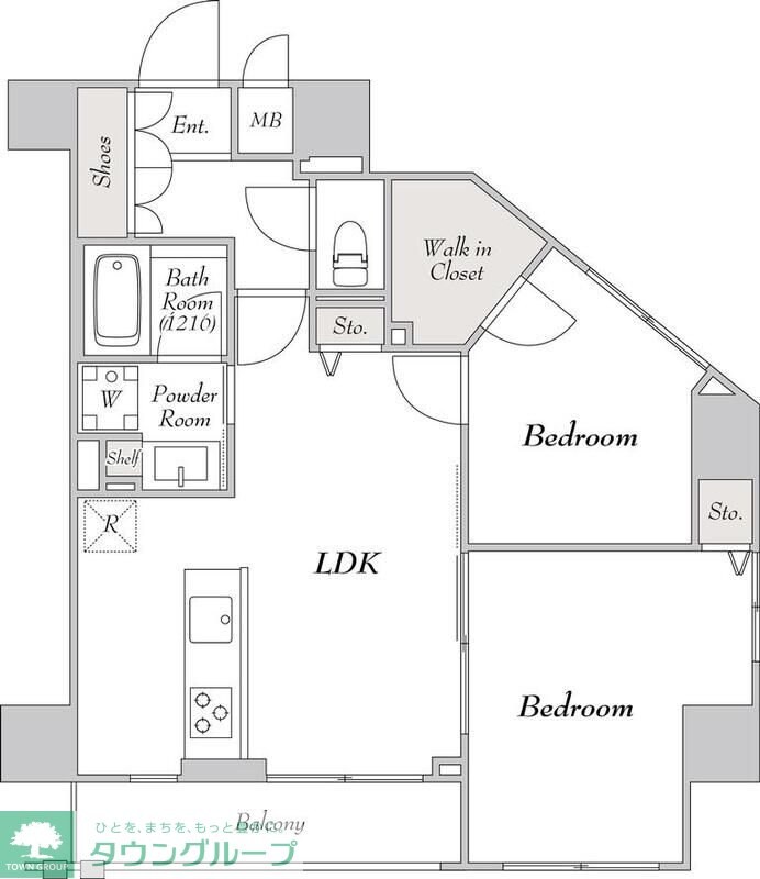 ミリアレジデンス駒込の物件間取画像