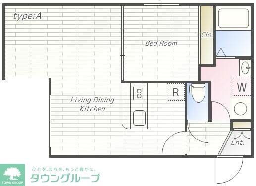 コンフォシード東坂下の物件間取画像