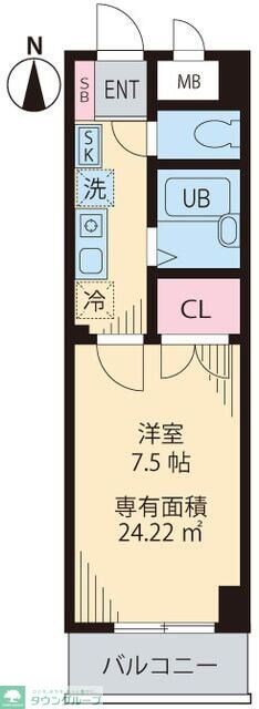 カーサデシノセの物件間取画像