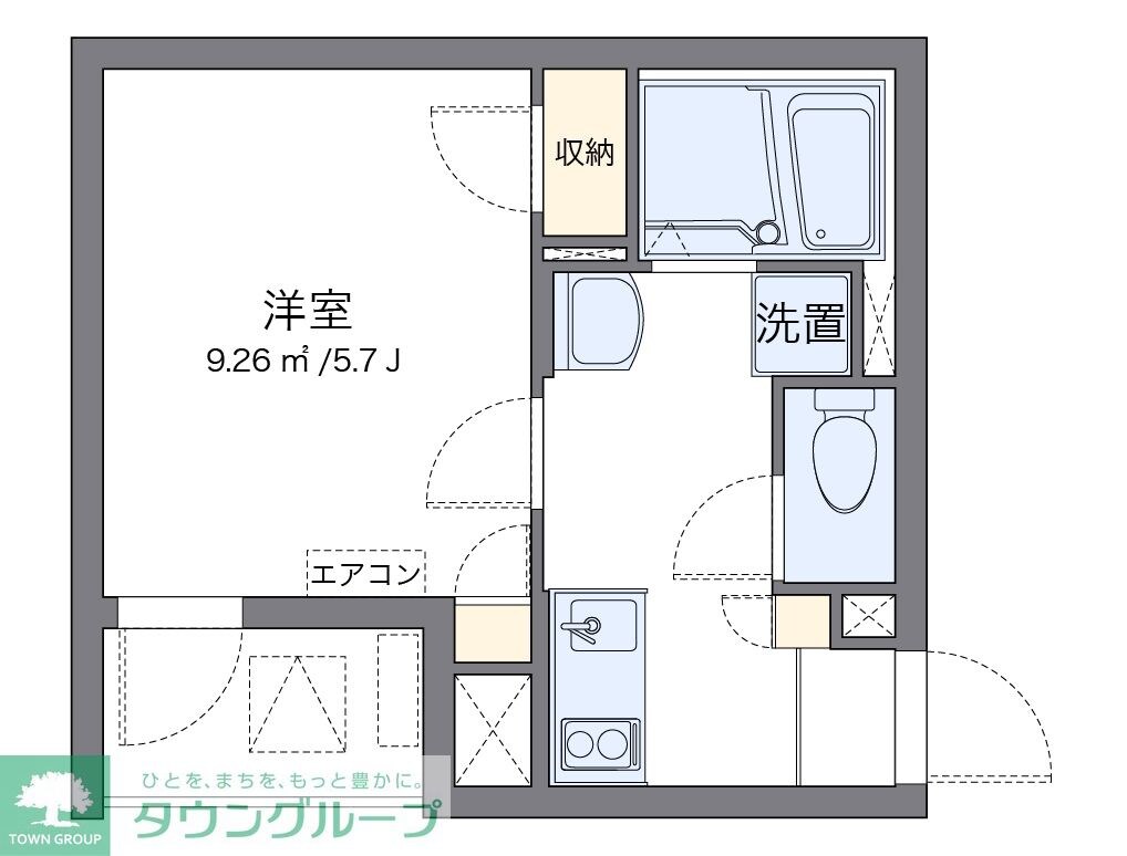 クレイノモンベルジェの物件間取画像