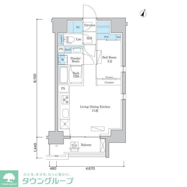 ORSUS板橋本町の物件間取画像