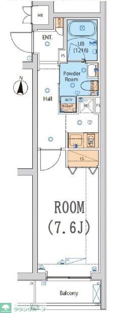 エストゥルース小竹向原の物件間取画像