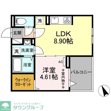 Polykatoikia Nの物件間取画像