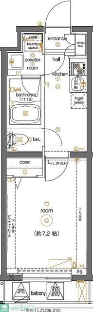 ウィリアGROWS高島平の物件間取画像