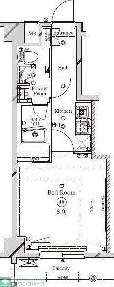 ラフィスタ本蓮沼の物件間取画像