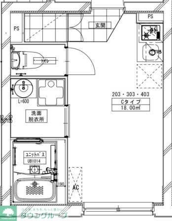ミライズ滝野川レジデンスの物件間取画像