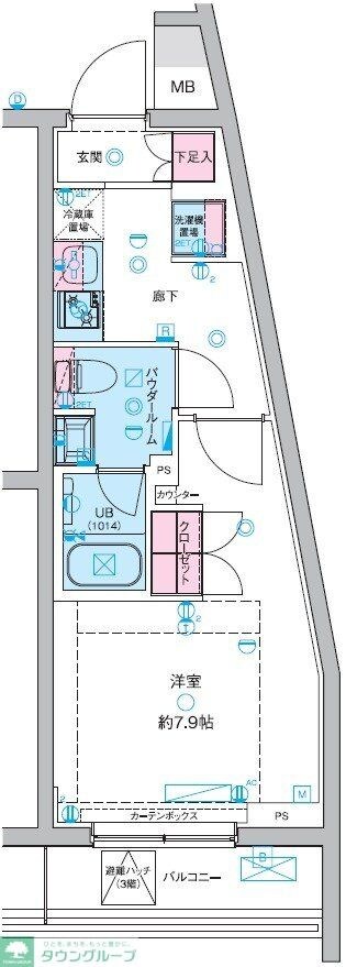 GENOVIA西川口の物件間取画像