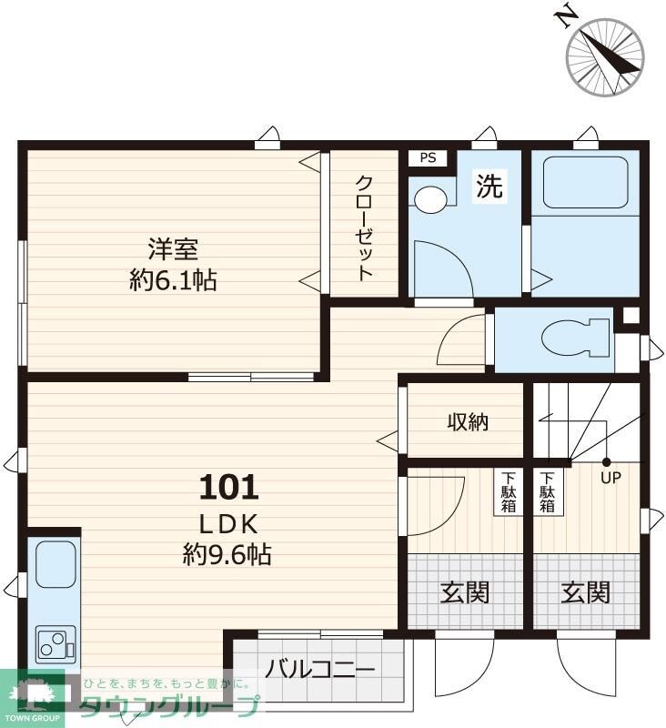 グリーンハイツの物件間取画像