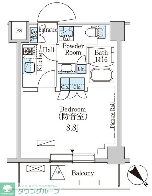 パークアクシス板橋MUSEの物件間取画像