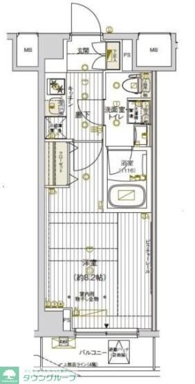 VALESIA東十条CITYの物件間取画像