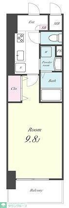 プライムスクエアの物件間取画像