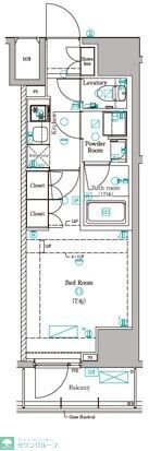 DIPS赤羽RESIDENCEの物件間取画像