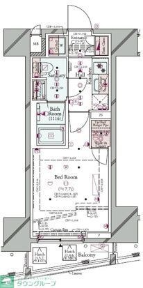 コンシェリア東京(HIGASIJUJORESIDENS)の物件間取画像