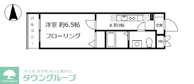 シェーンハイト1の物件間取画像