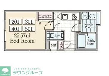 Reve Residence 駒込の物件間取画像