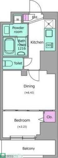 N-flats板橋の物件間取画像