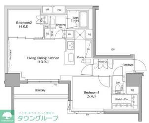 ザ・パークハビオ滝野川の物件間取画像