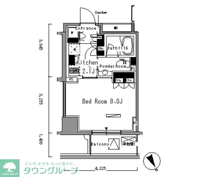 パークアクシス新板橋ウエストの物件間取画像