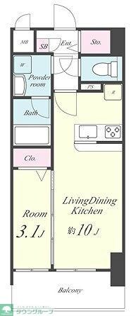 アン・ボルヌの物件間取画像