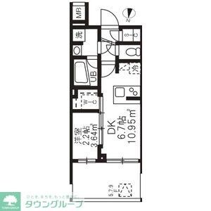 アジールコート板橋本町の物件間取画像