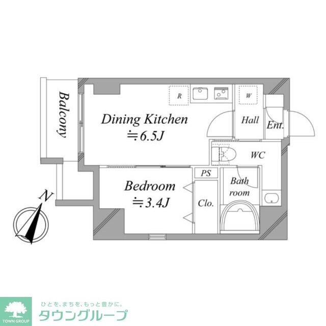 レジディア板橋本町プレイスの物件間取画像