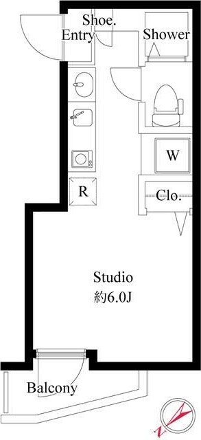 セレブラーレ町屋の物件間取画像