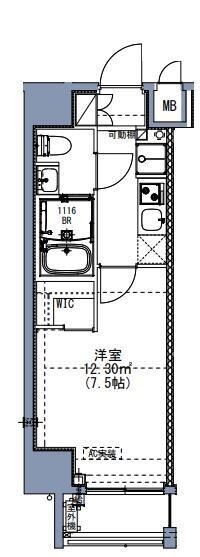 S-RESIDENCE尾久azureの物件間取画像
