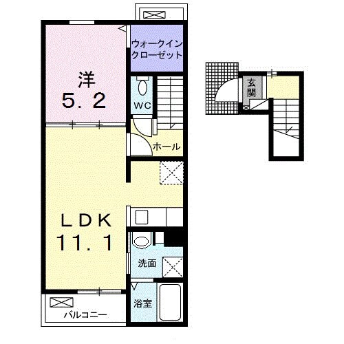 ラフレシールの物件間取画像