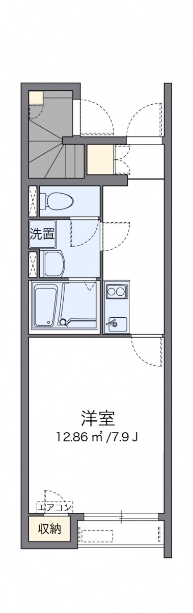 クレイノODAI YOUの物件間取画像