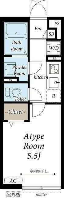 グレイス高野IIの物件間取画像