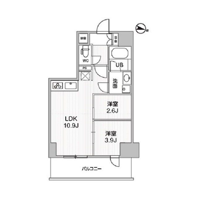コンフォリア・リヴ千住の物件間取画像