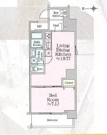 アイルグランデ浅草の物件間取画像
