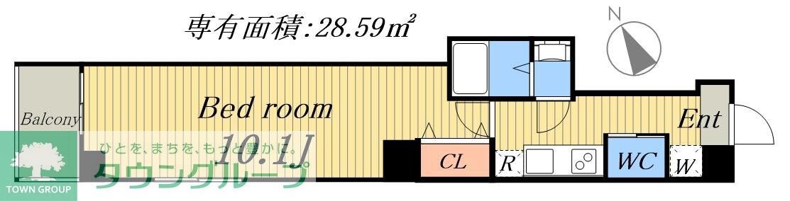 FUSION御茶ノ水の物件間取画像