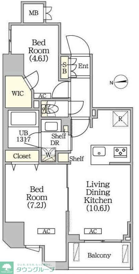 クラリティア浅草橋の物件間取画像
