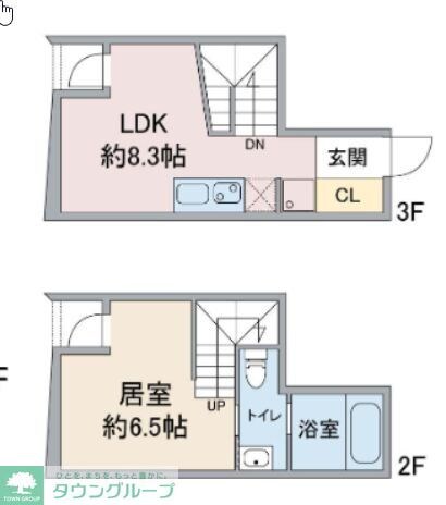Floraison HANAKAWADOの物件間取画像