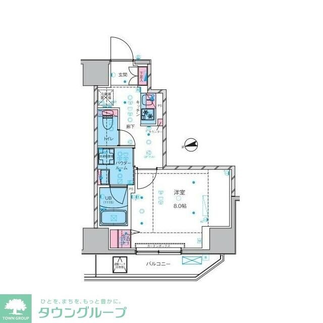 GENOVIA上野IIIskygardenの物件間取画像