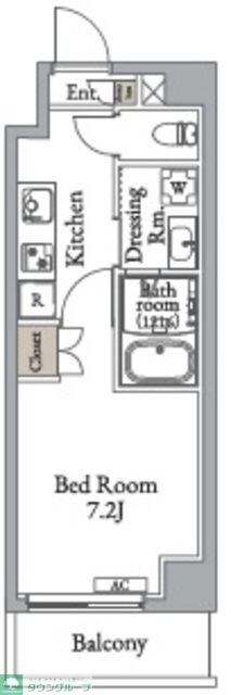 メトロステージ亀有の物件間取画像