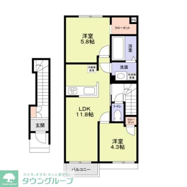(仮称)足立区六木3丁目計画の物件間取画像