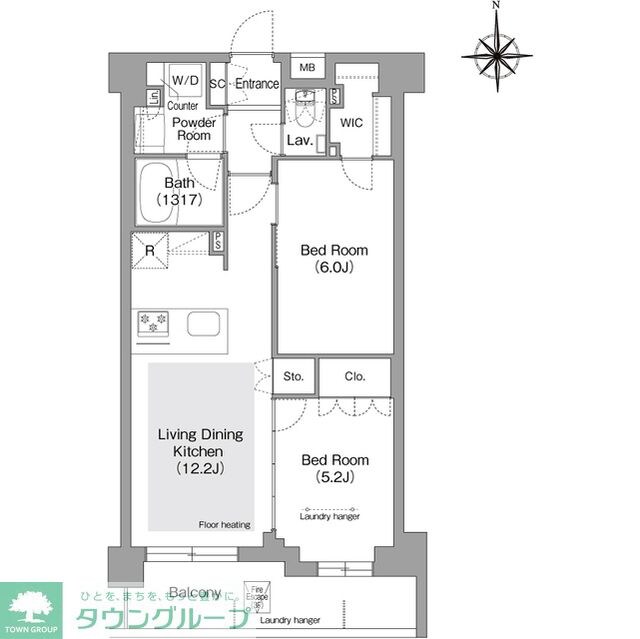 コンフォリア・リヴ文京護国寺の物件間取画像