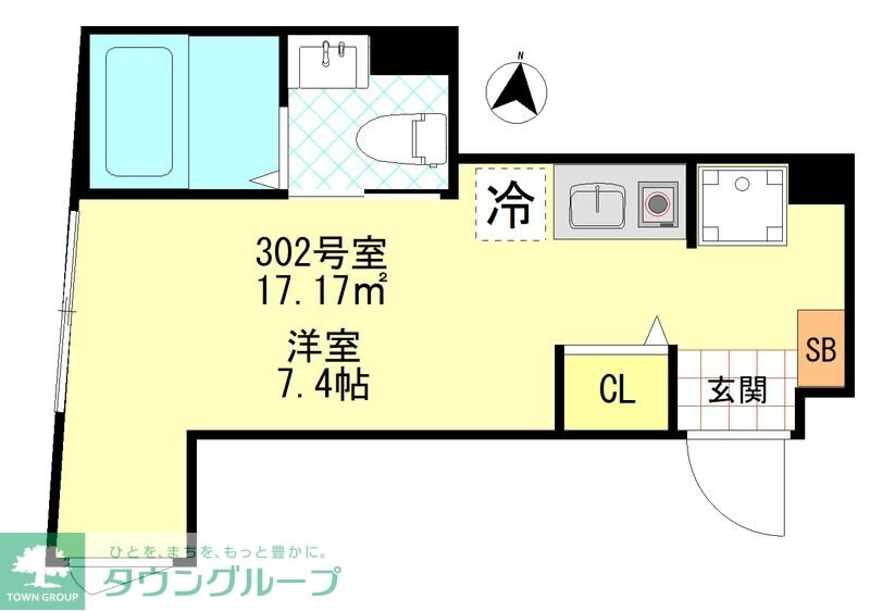FERIO三河島の物件間取画像