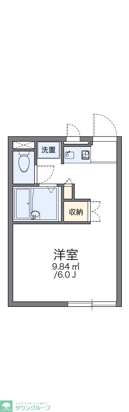 レオパレスメゾンプレミールの物件間取画像