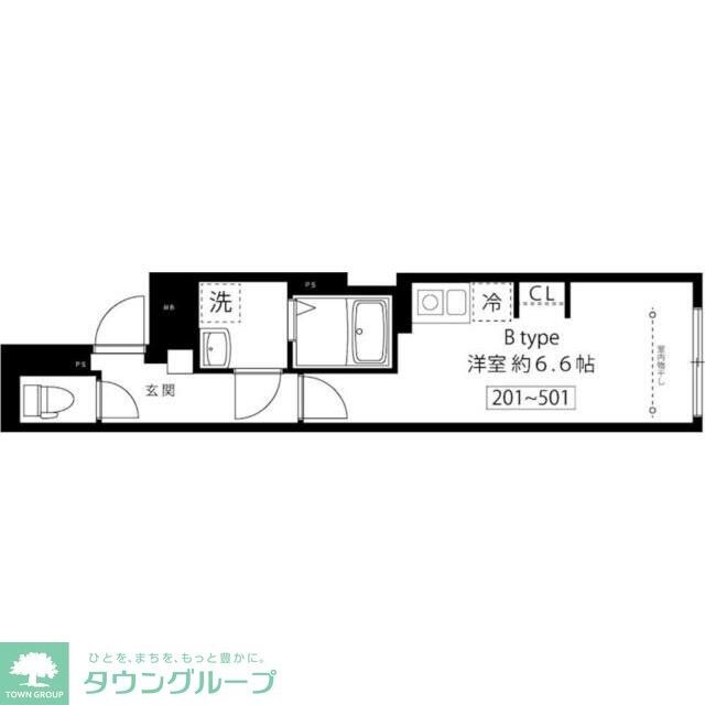 サンフォレスタ文京大塚の物件間取画像