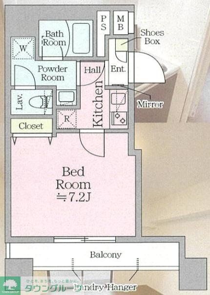 アイルグランデ東京竹ノ塚の物件間取画像