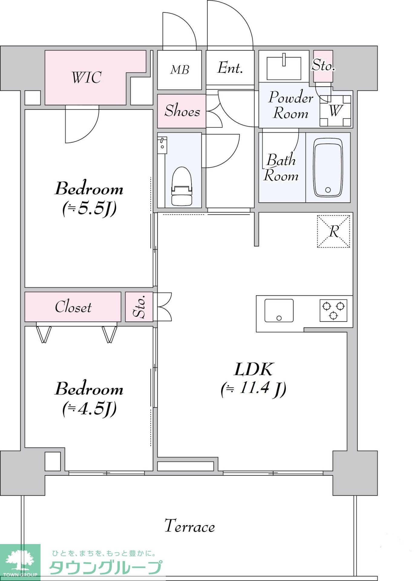 URBANLINK護国寺の物件間取画像
