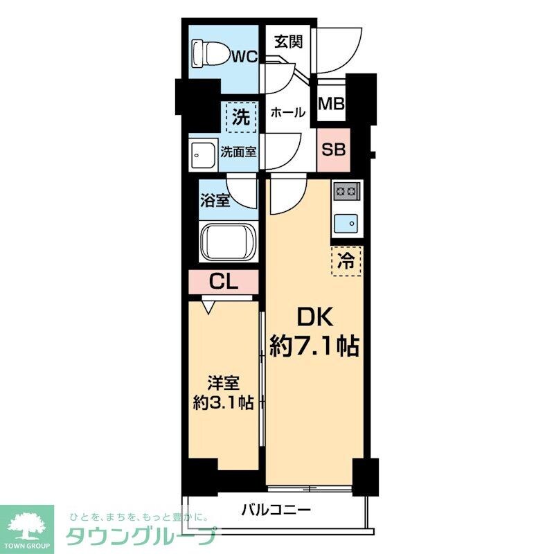 AZEST王子神谷の物件間取画像