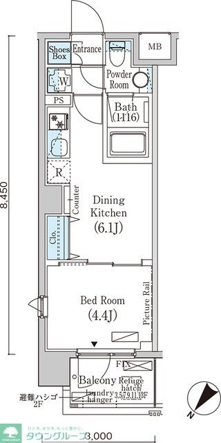 フルハウス赤羽の物件間取画像