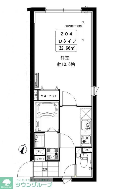 カーサブリランテ本駒込の物件間取画像