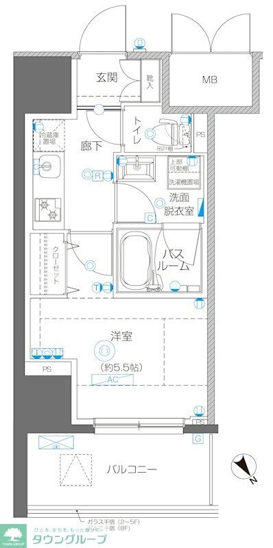 アルファレジデンシア南千住の物件間取画像
