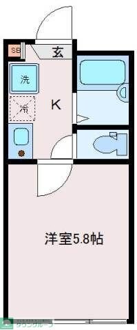 アンシャンテ東尾久の物件間取画像