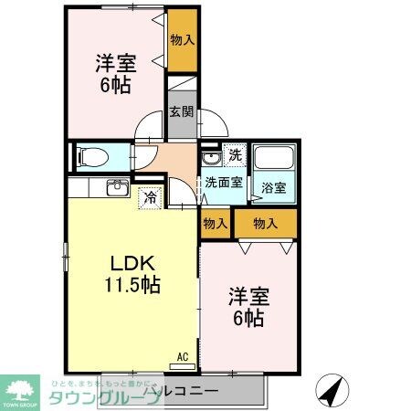 アリエルの物件間取画像